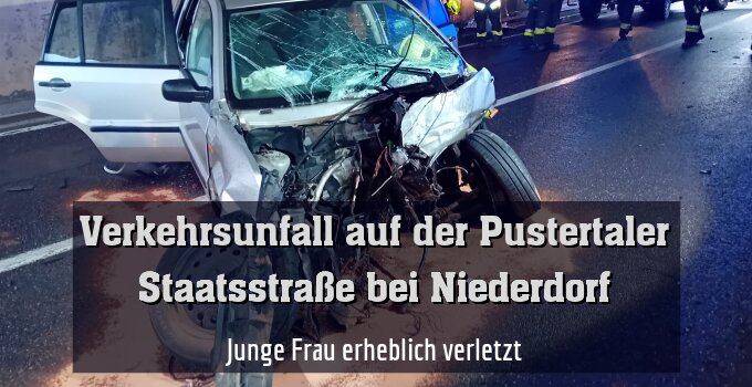 Junge Frau erheblich verletzt